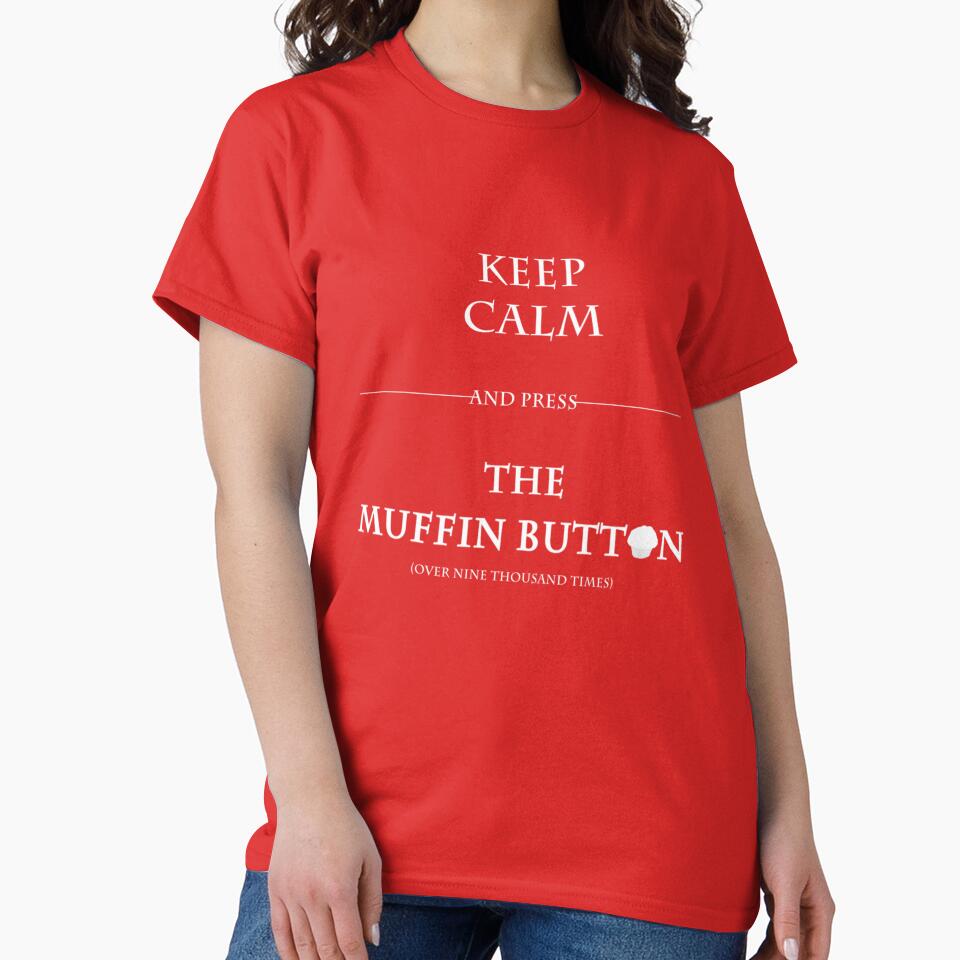 Keep Calm and Press the Muffin Button by drizinrungef T-Shirts, Hoodie, Sweatshirt | BlankRebels.com (Image 2)