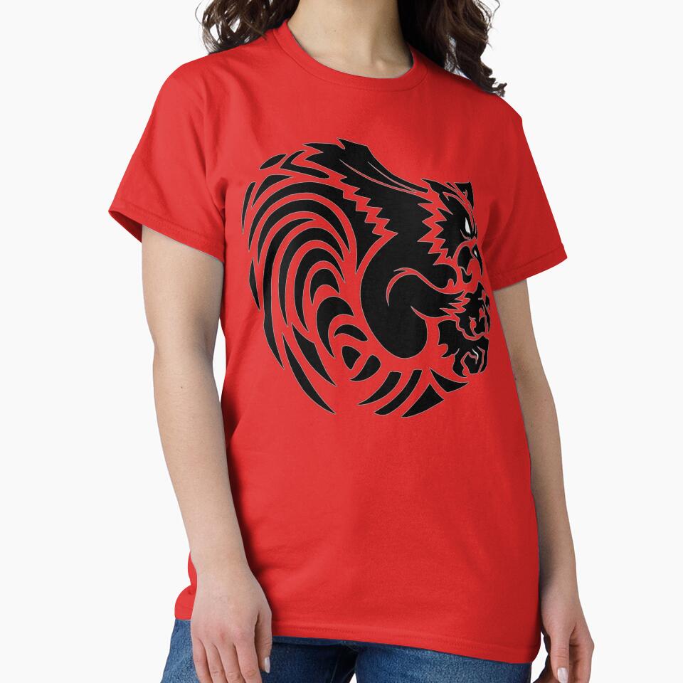 Hawk Tatoo by Fire in Blue T-Shirts, Hoodie, Sweatshirt | BlankRebels.com (Image 2)