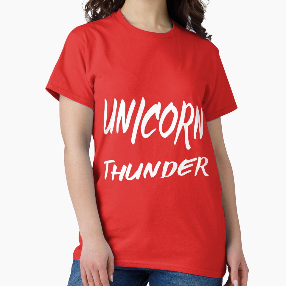 Unicorn Thunder Graphic Text 6 by TheWildFlix T-Shirts, Hoodie, Sweatshirt | BlankRebels.com (Image 2)