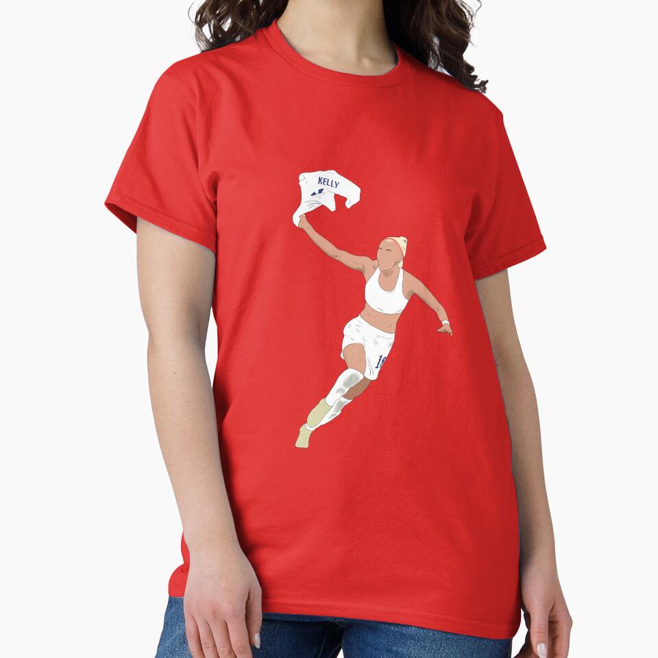 Chloe Kelly England Women Euros Final Goal Celebration by Hevding T-Shirts, Hoodie, Sweatshirt | BlankRebels.com (Image 2)