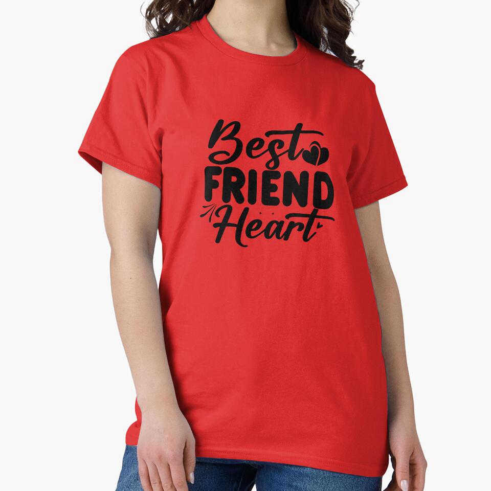 Best Friend Aesthetic Shirt, Best Friend Graphic Tee by chipmuckdesignn Hoodie, Sweatshirt | BlankRebels.com (Image 2)