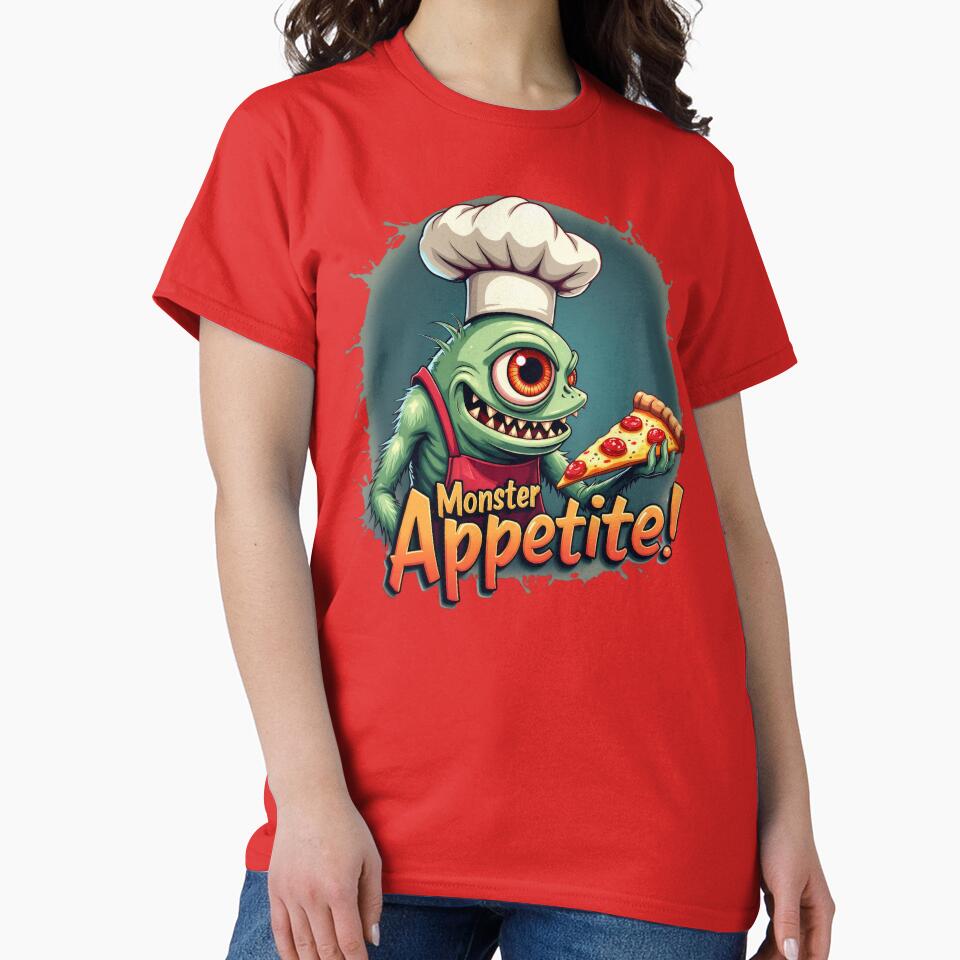 Monster Pizza Appetite by Topmaxdesign T-Shirts, Hoodie, Sweatshirt | BlankRebels.com (Image 2)
