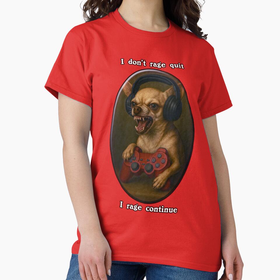 Rage Continue - Chihuahua by ArcadeMemoirs