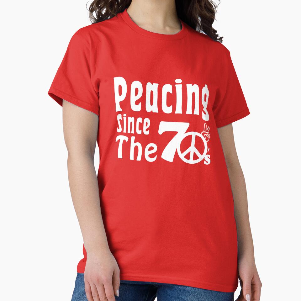 Peacing Since The The 70's by MinimalSketches T-Shirts, Hoodie, Sweatshirt | BlankRebels.com (Image 2)