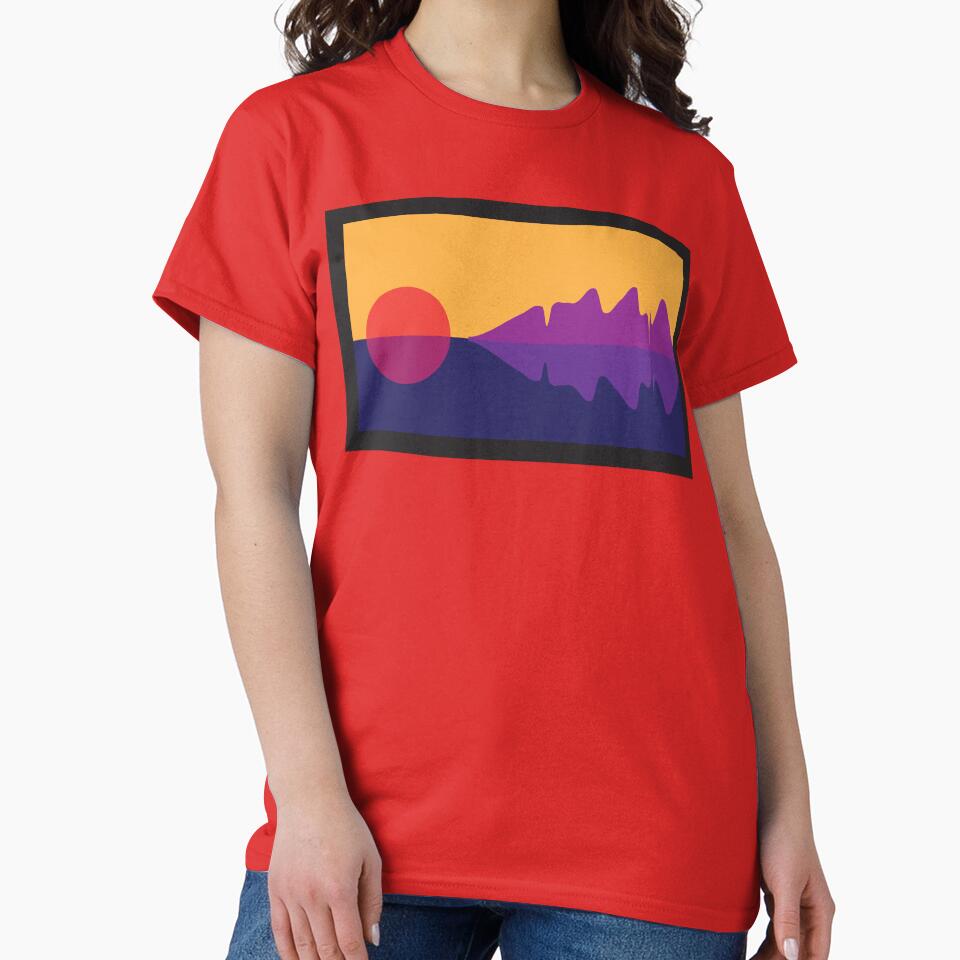 Landscape Purple Mountains T-Shirts, Hoodie, Sweatshirt