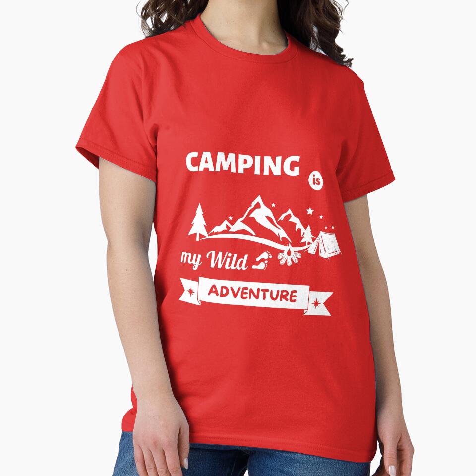 Camping Is My Wild Adventure (Clay) by RoseCandi T-Shirts, Hoodie, Sweatshirt | BlankRebels.com (Image 2)