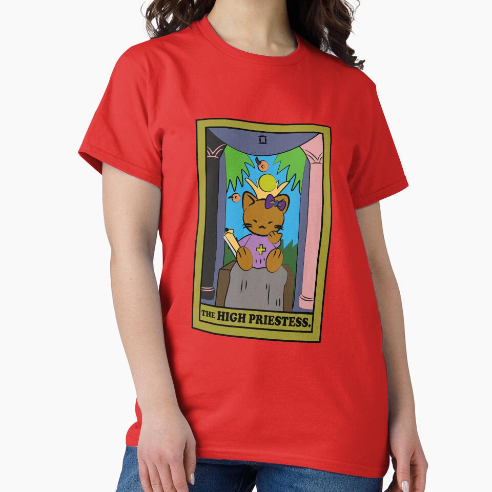 TAROT CARDS | THE HIGH PRIESTESS. | CAT by FalconLifeStore T-Shirts, Hoodie, Sweatshirt | BlankRebels.com (Image 2)