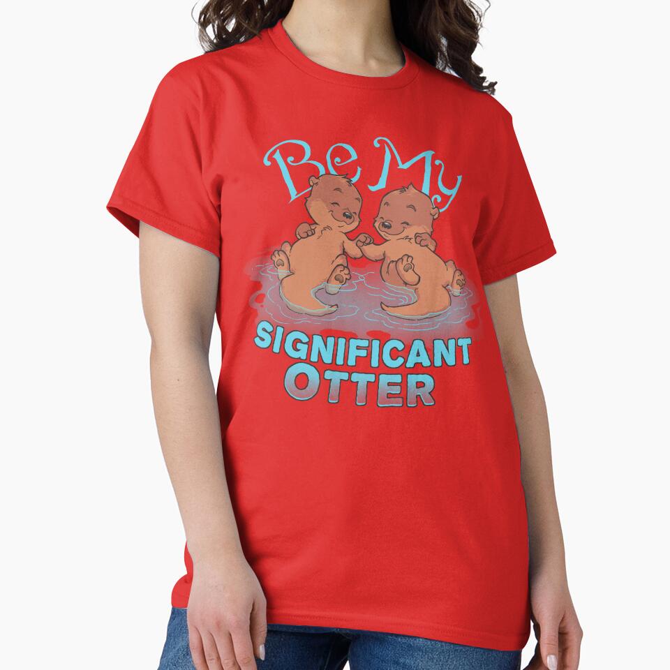 Otter Valentine by dooomcat T-Shirts, Hoodie, Sweatshirt | BlankRebels.com (Image 2)