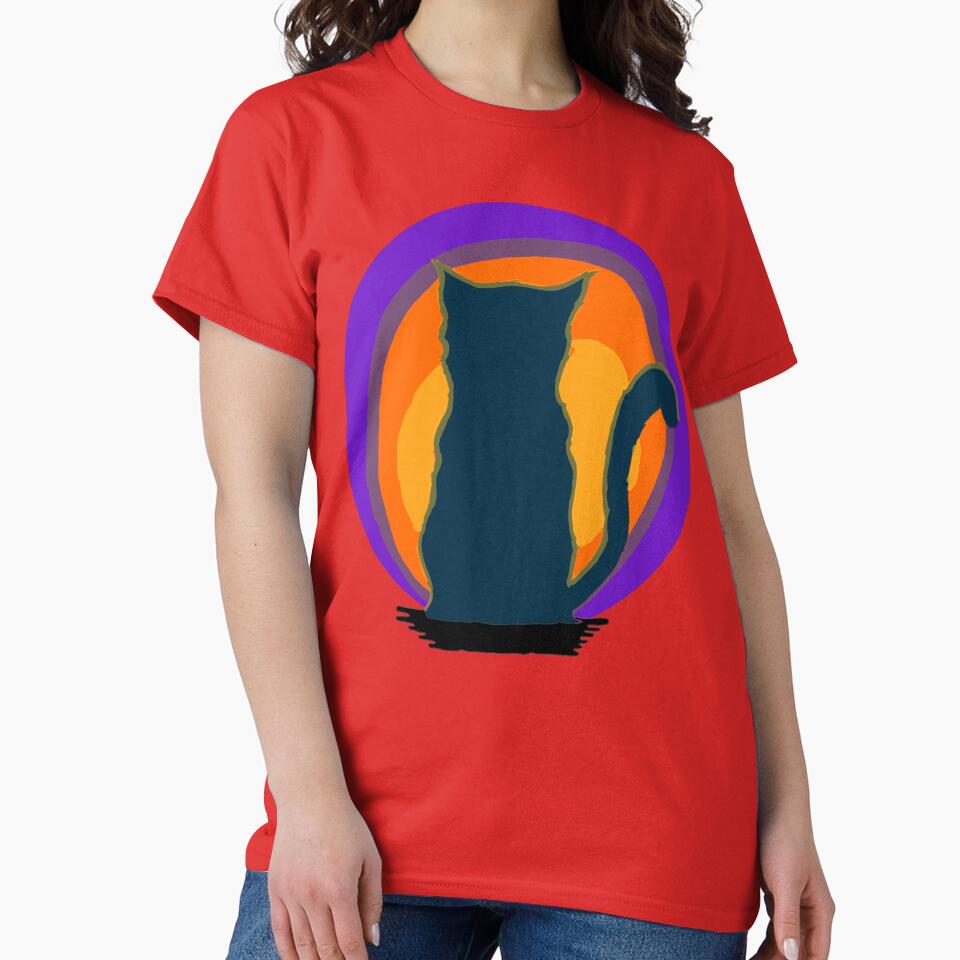 Cat Looking At Sunset by FilMate T-Shirts, Hoodie, Sweatshirt | BlankRebels.com (Image 2)
