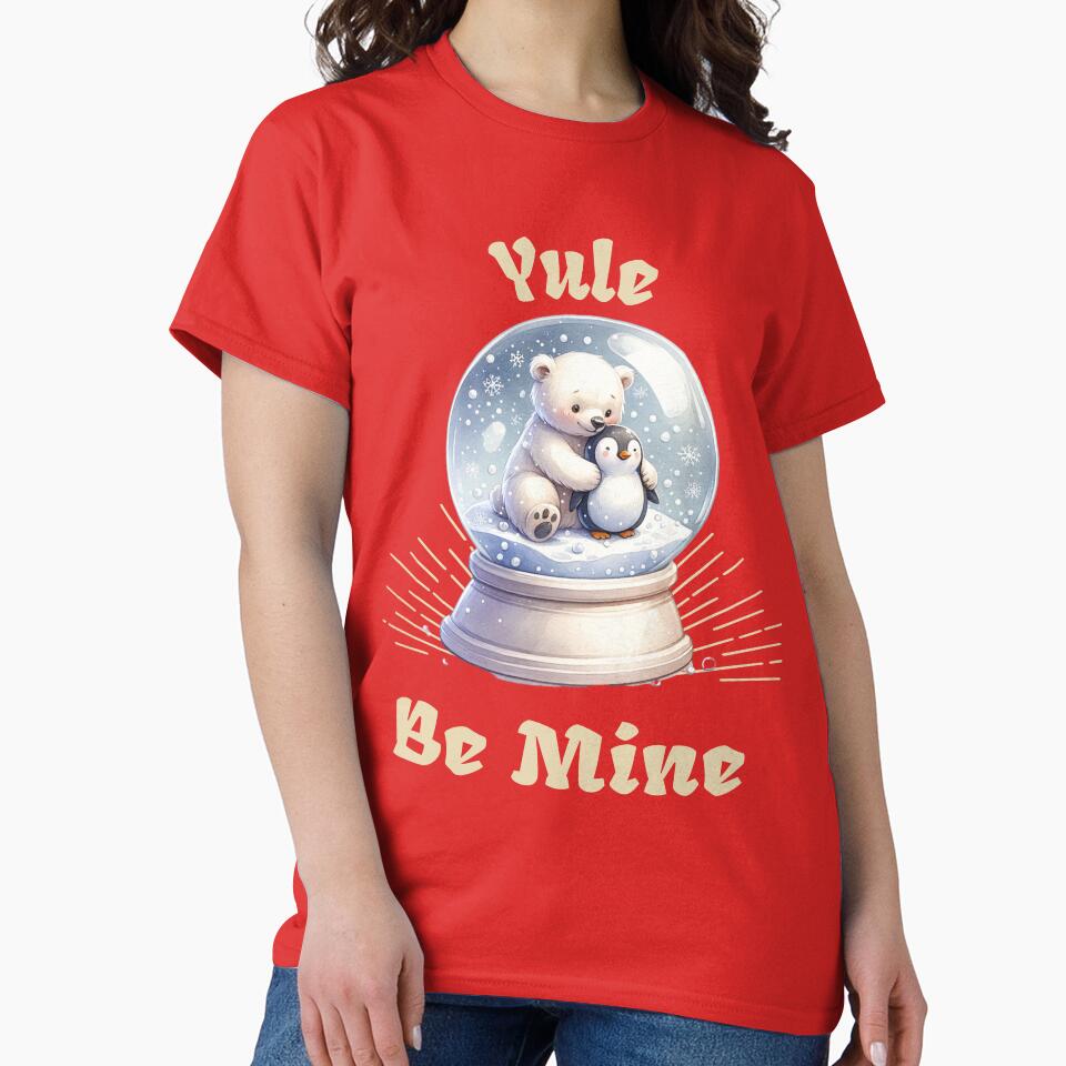 Couple Shirts - Yule be Mine 1 by MoonsunCraft Hoodie, Sweatshirt | BlankRebels.com (Image 2)