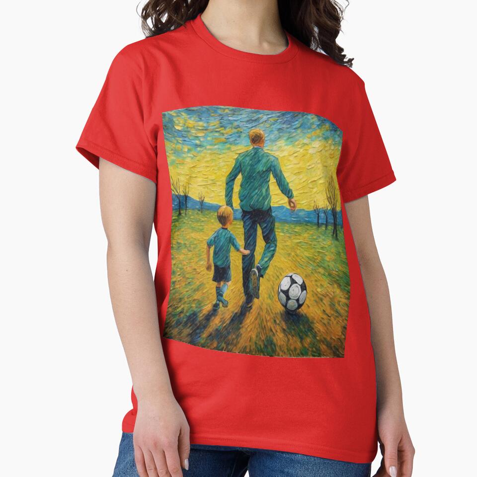 "From Father to Son: The Love for Soccer Passed Down Through Generations" by Artisticanvas