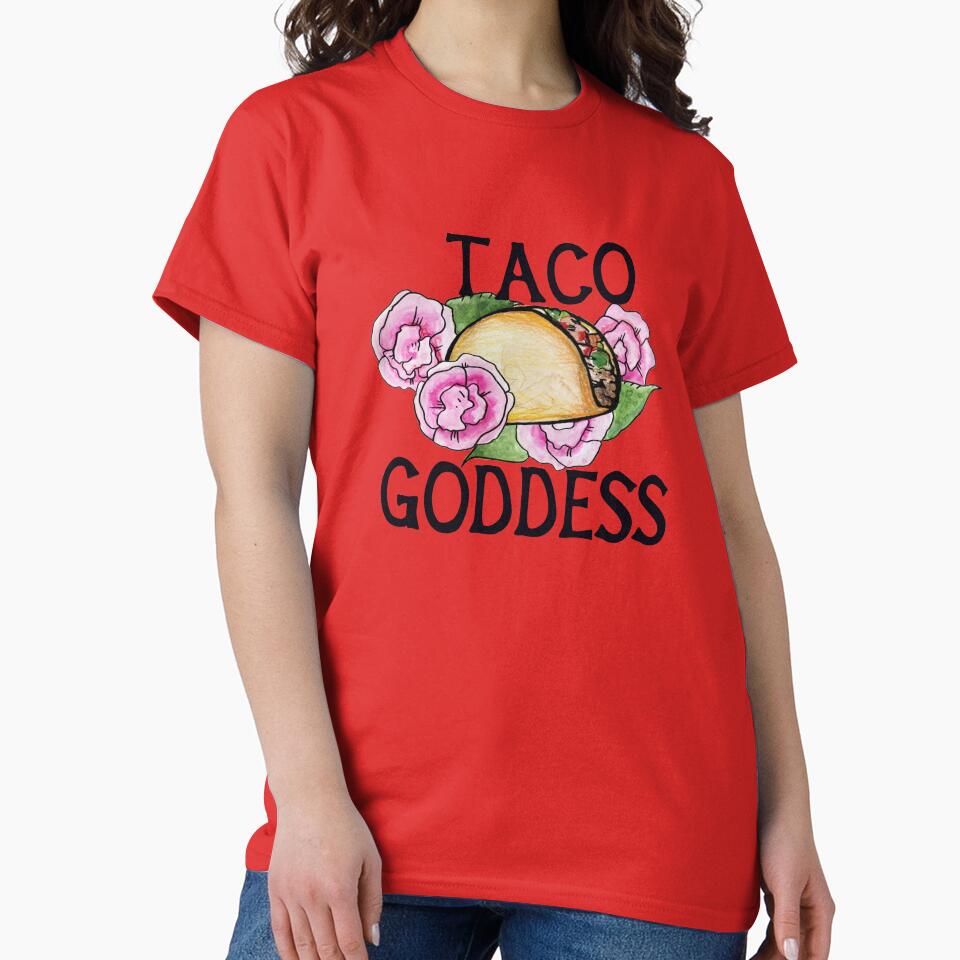 Taco Goddess by Boog Monst T-Shirts, Hoodie, Sweatshirt | BlankRebels.com (Image 2)