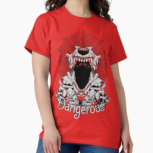 "Dangerous" - graphic design art by Aiden93 T-Shirts, Hoodie, Sweatshirt | BlankRebels.com (Image 2)