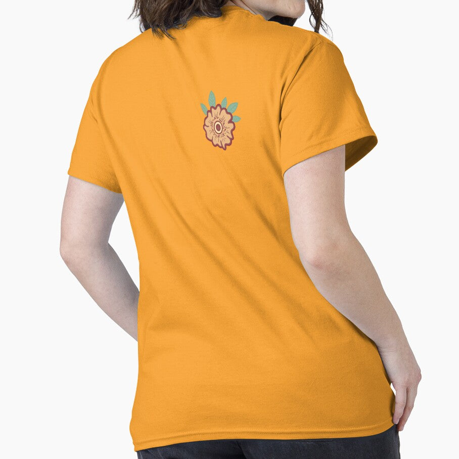 Orange Calendula flower in bloom by Northlink T-Shirts, Hoodie, Sweatshirt | BlankRebels.com (Image 2)