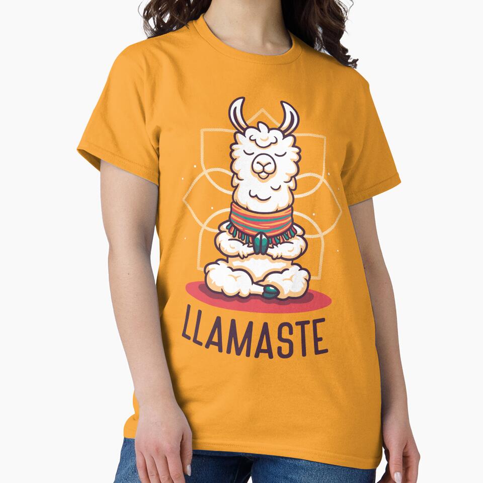Mindful Llama – Funny Meditation by Snouleaf T-Shirts, Hoodie, Sweatshirt | BlankRebels.com (Image 2)