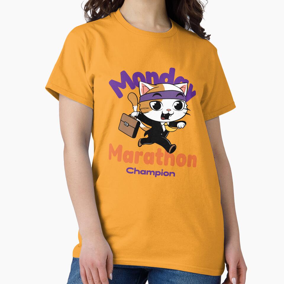 Monday Marathon Champion by JameZible T-Shirts, Hoodie, Sweatshirt | BlankRebels.com (Image 2)