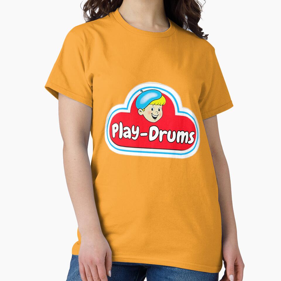 Drummer Play Drums Vintage Logo by rskk74 T-Shirts, Hoodie, Sweatshirt | BlankRebels.com (Image 2)