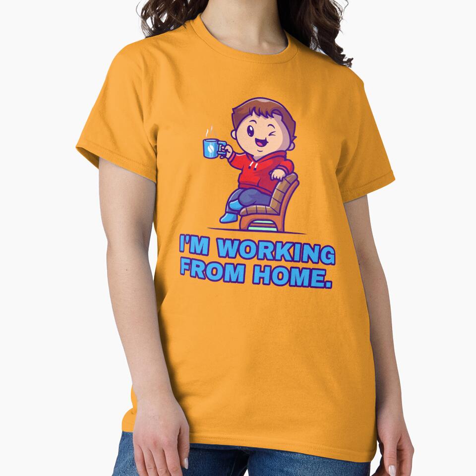 Working From Home by JoseyMiles T-Shirts, Hoodie, Sweatshirt | BlankRebels.com (Image 2)