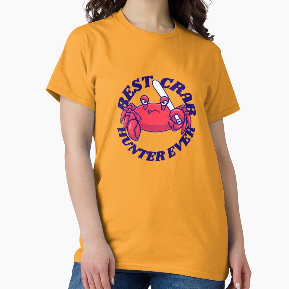 Best Crab Hunter Ever by khadija297 T-Shirts, Hoodie, Sweatshirt | BlankRebels.com (Image 2)