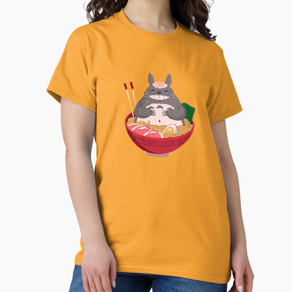 Totoro Ramen My Neighbor Totoro by Moshimashop T-Shirts, Hoodie, Sweatshirt | BlankRebels.com (Image 2)