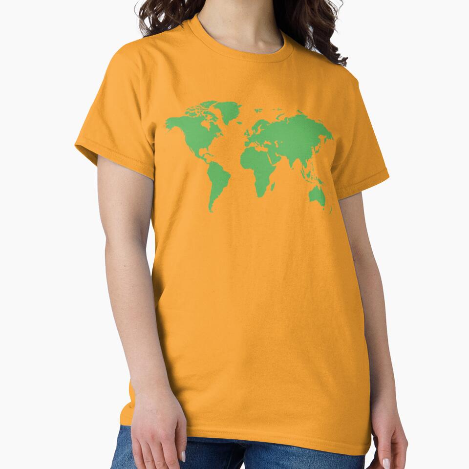 Neon Green World Map Sheldon T-Shirts, Hoodie, Sweatshirt