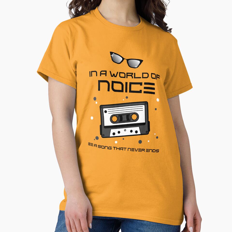 World Noise Be Song That Never Ends 90'S Retro T-Shirts, Hoodie, Sweatshirt