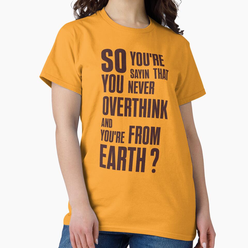 Overthinking by Retro-Flute T-Shirts, Hoodie, Sweatshirt | BlankRebels.com (Image 2)