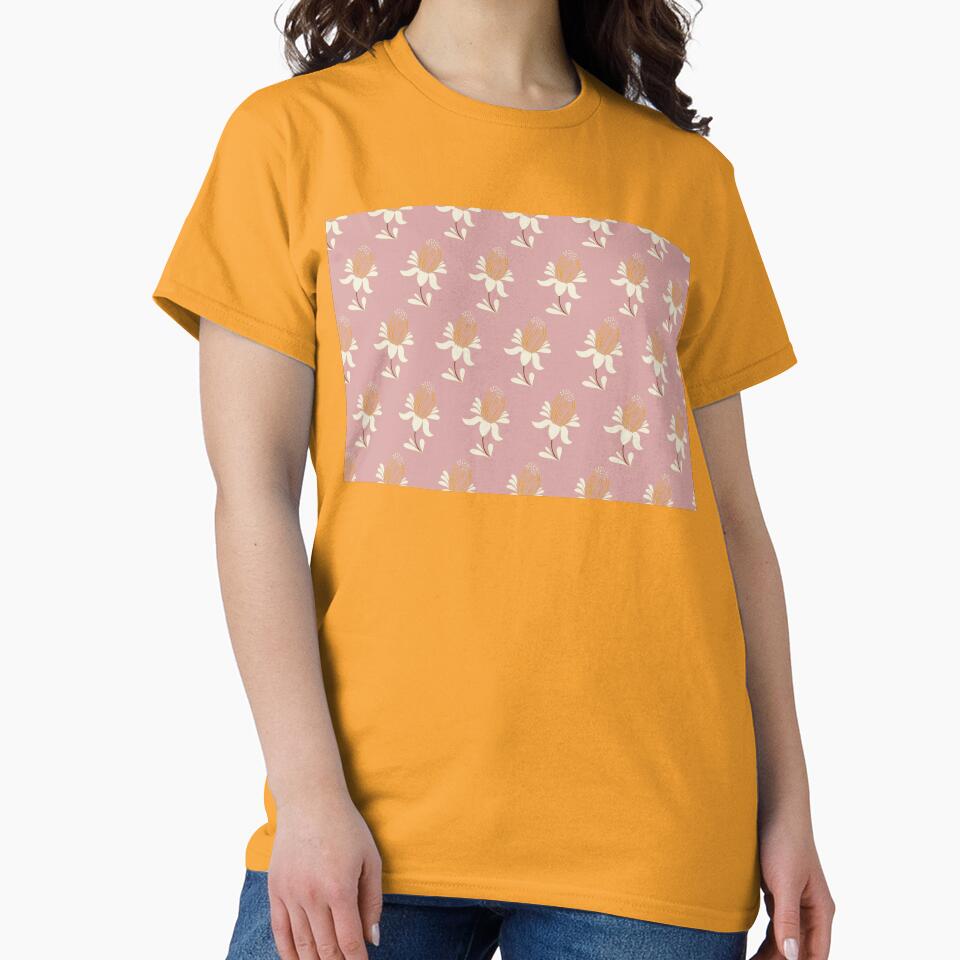 Seamless vintage pastel floral pattern featuring soft by Line-Aura T-Shirts, Hoodie, Sweatshirt | BlankRebels.com (Image 2)