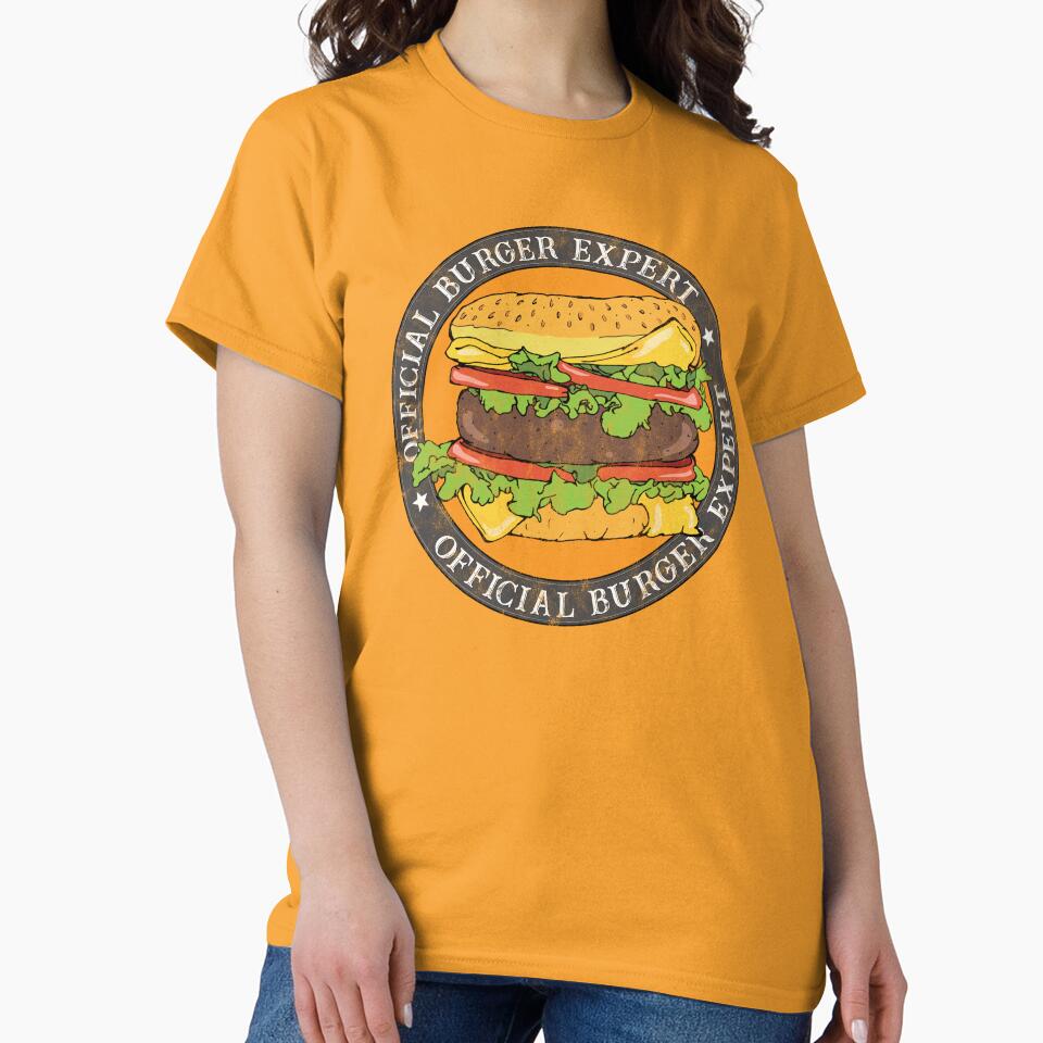 Official Burger Expert Logo by HotHibiscus T-Shirts, Hoodie, Sweatshirt | BlankRebels.com (Image 2)