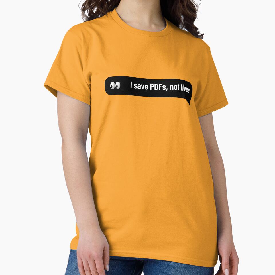 i save pdfs not lives by sydney-syder T-Shirts, Hoodie, Sweatshirt | BlankRebels.com (Image 2)