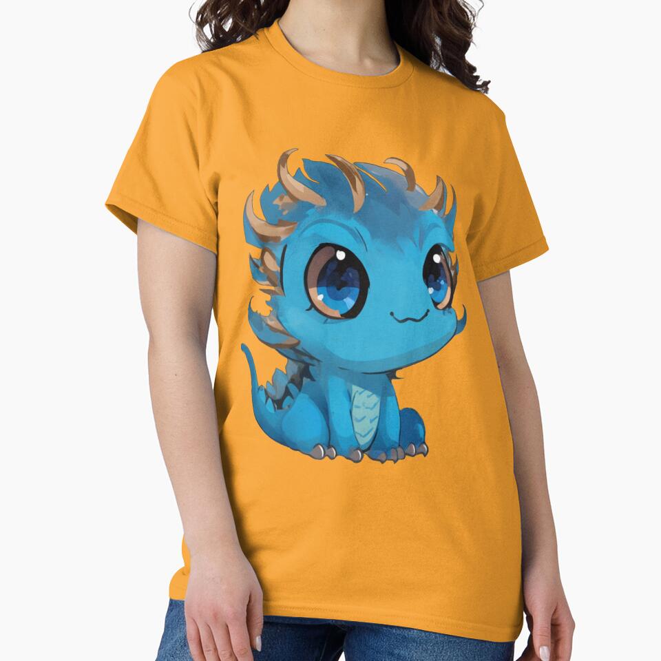 Baby Blue Dragon by Robertworkshop T-Shirts, Hoodie, Sweatshirt | BlankRebels.com (Image 2)