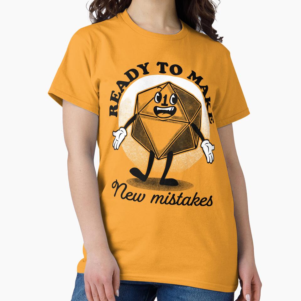 RPG - Ready to Make New Mistakes by Studio Mootant T-Shirts, Hoodie, Sweatshirt | BlankRebels.com (Image 2)