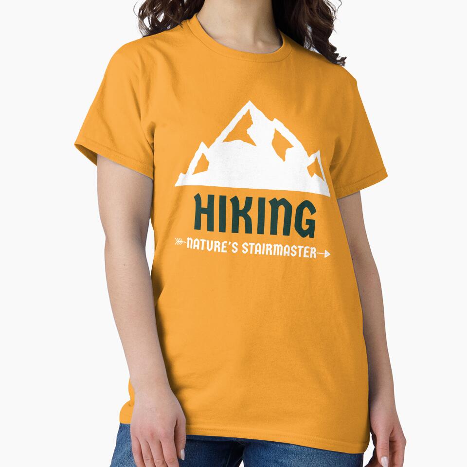 Hiking Nature's Stairmaster Funny T-Shirt by SilverMapleTees Hoodie, Sweatshirt | BlankRebels.com (Image 2)