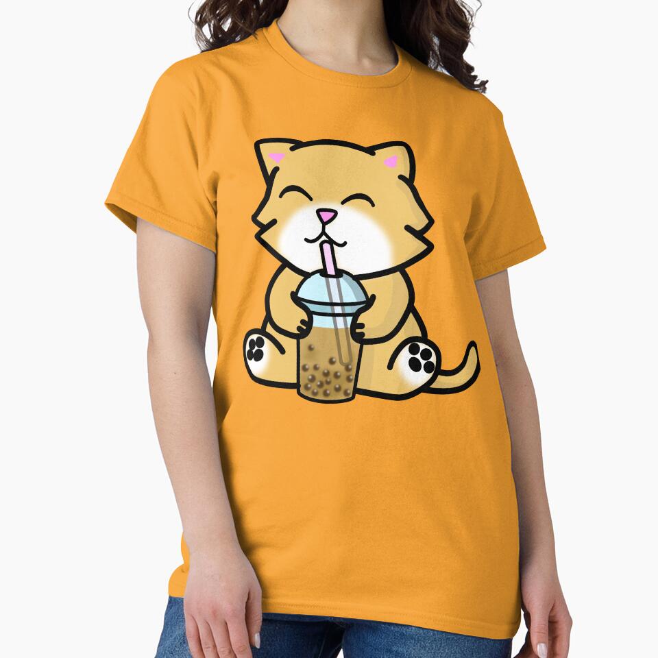 Kitty bubble tea by cerealbox-labs T-Shirts, Hoodie, Sweatshirt | BlankRebels.com (Image 2)