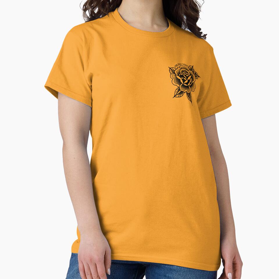 American Traditional Black and Gray Rose by Bee Stings T-Shirts, Hoodie, Sweatshirt | BlankRebels.com (Image 2)
