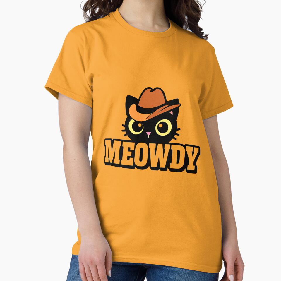 Meowdy Cowboy Cat – Funny Western T-Shirts, Hoodie, Sweatshirt