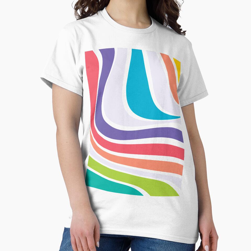 Cute Pastel Waves by TheImperfecto T-Shirts, Hoodie, Sweatshirt | BlankRebels.com (Image 2)