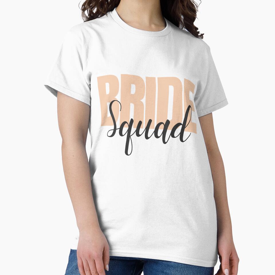 Bride squad bachelorette, bridal shower, bridesmaid apparel and accessories by Jovana Isabel T-Shirts, Hoodie,... (Image 2)