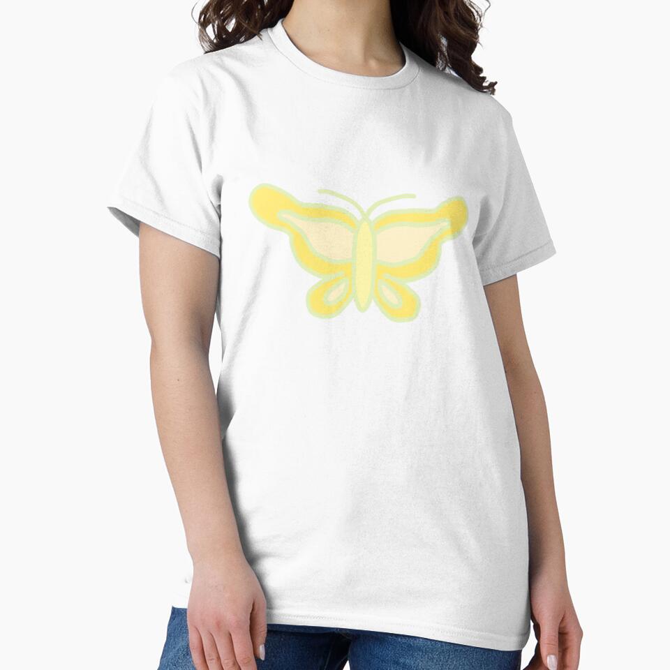 Cute Y2K yellow butterfly sticker by MikaBella08 T-Shirts, Hoodie, Sweatshirt | BlankRebels.com (Image 2)