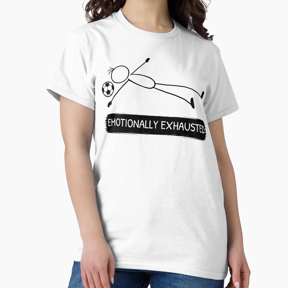 Emotionally Exhausted Football Fan Design by Pebl-Co