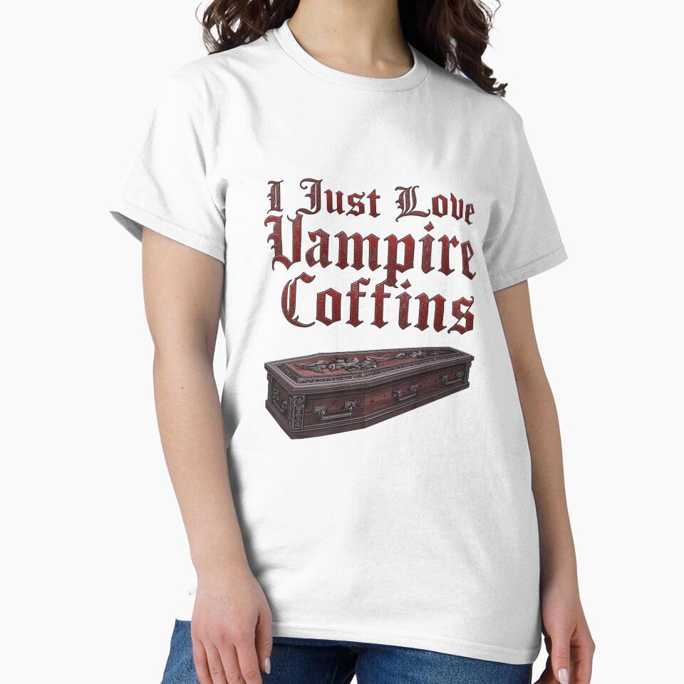 I Just Love Vampire Coffins by RED-MOUSE T-Shirts, Hoodie, Sweatshirt | BlankRebels.com (Image 2)