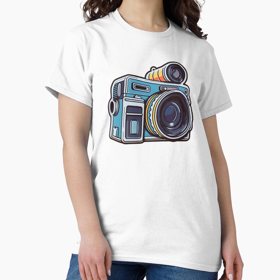 90s Tech Vintage Camara Sticker Throwback 002 by PlanetArchive T-Shirts, Hoodie, Sweatshirt | BlankRebels.com (Image 2)