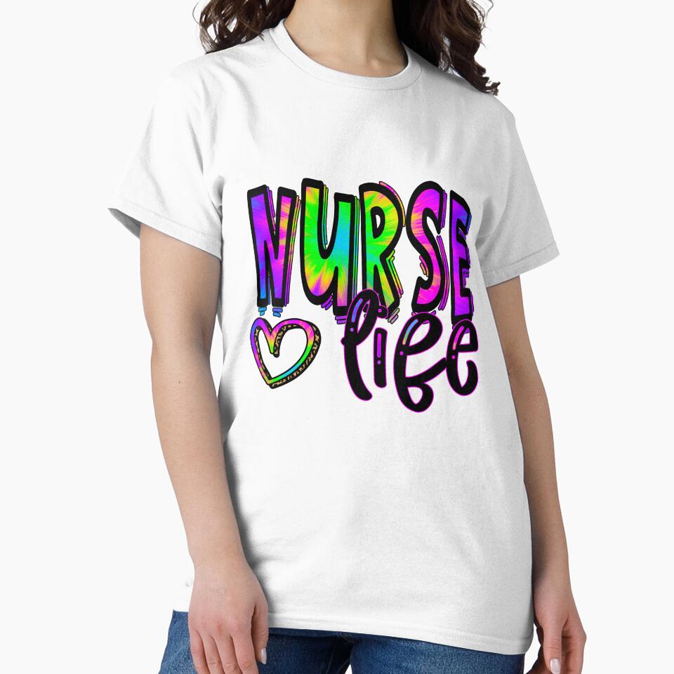 Nurse life tiedye by Designs Of all kinds T-Shirts, Hoodie, Sweatshirt | BlankRebels.com (Image 2)