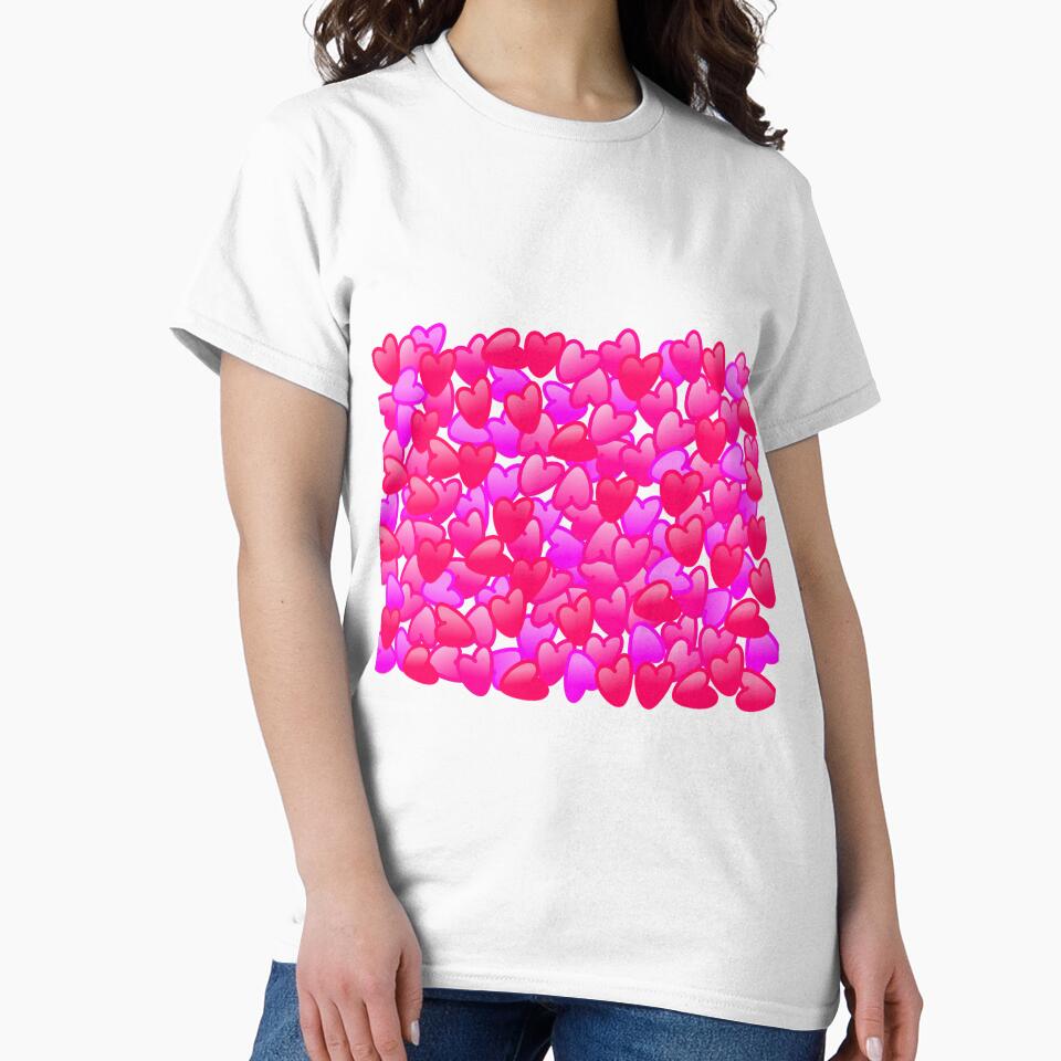Hearts for you with black background by Binas-gallery T-Shirts, Hoodie, Sweatshirt | BlankRebels.com (Image 2)