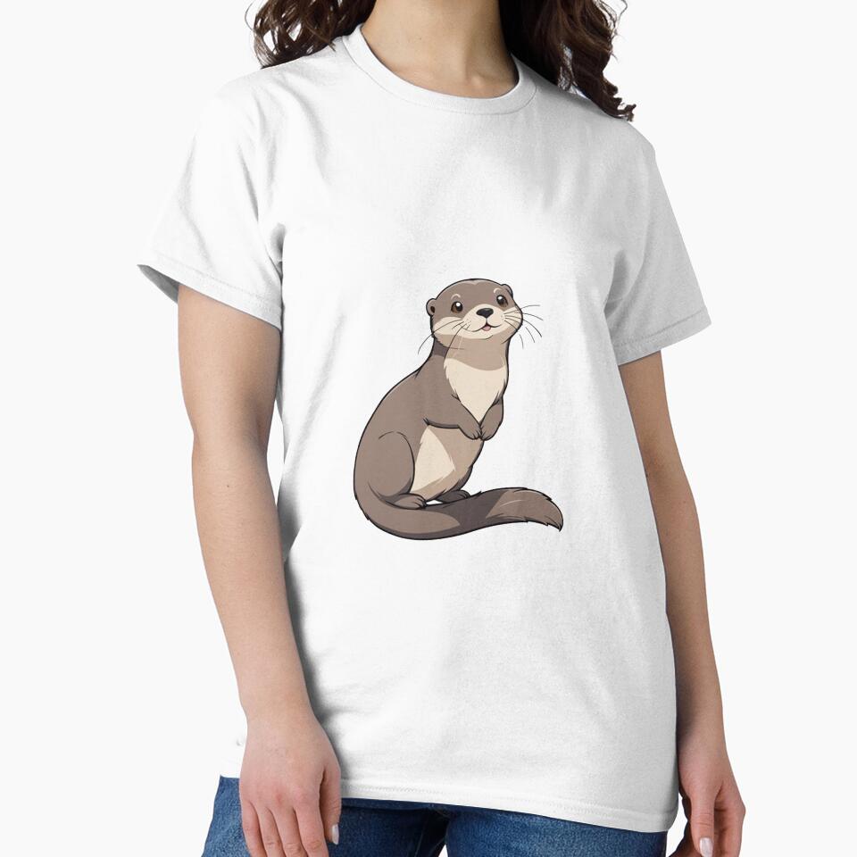 Cute Otter by Atlantico54 T-Shirts, Hoodie, Sweatshirt | BlankRebels.com (Image 2)