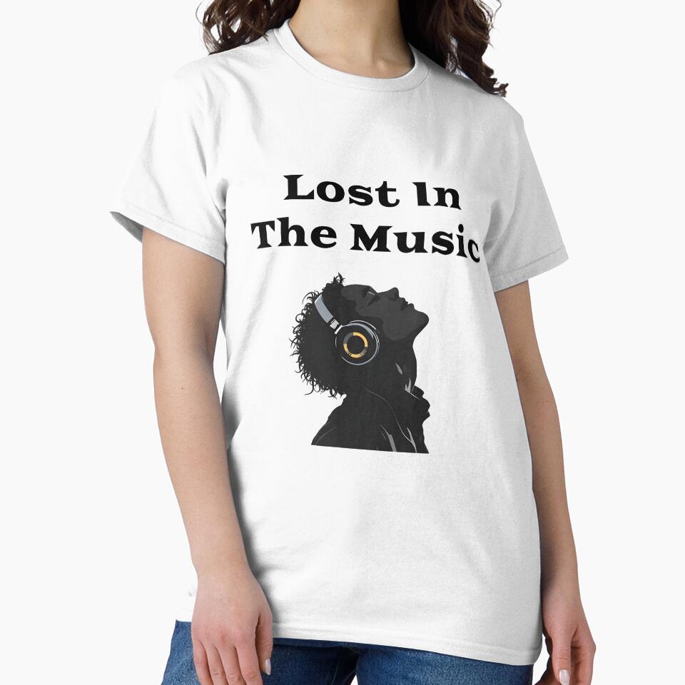 Lost in the Music: Silhouette by Jollys-ArtShop T-Shirts, Hoodie, Sweatshirt | BlankRebels.com (Image 2)