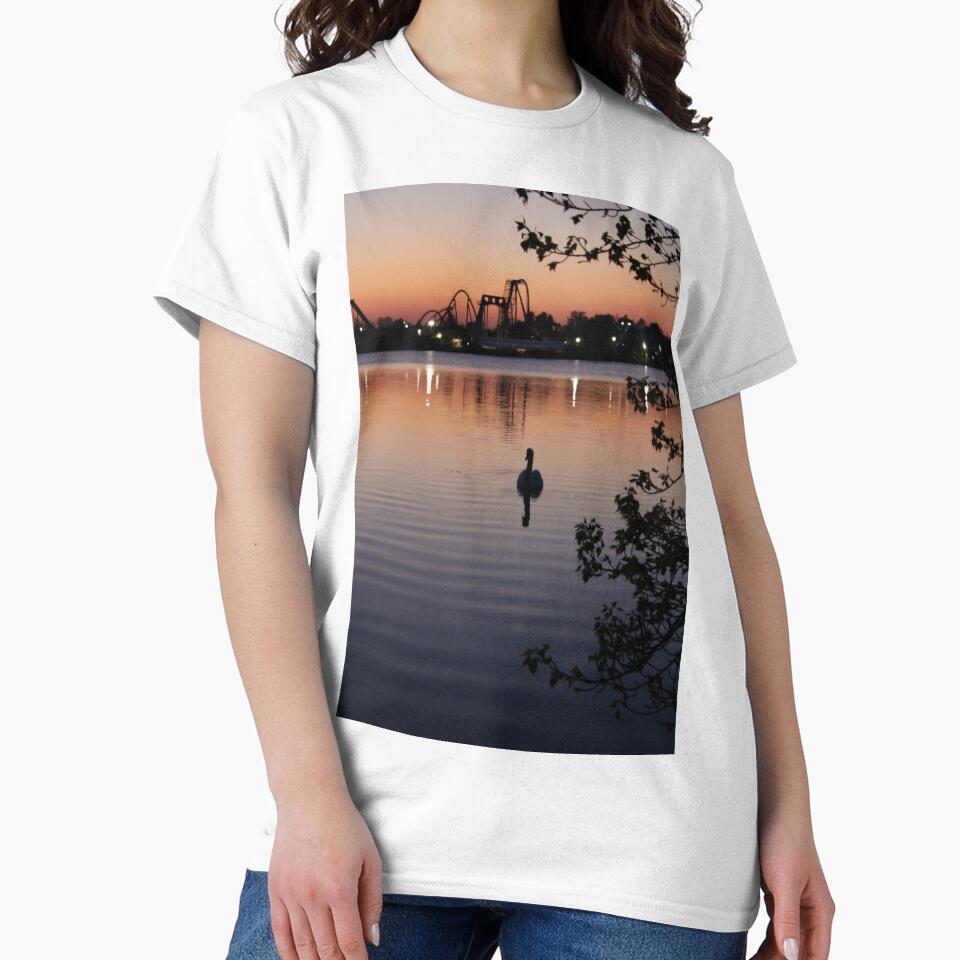 The Sunset Swan Silhouette by MarkGoughImages T-Shirts, Hoodie, Sweatshirt | BlankRebels.com (Image 2)