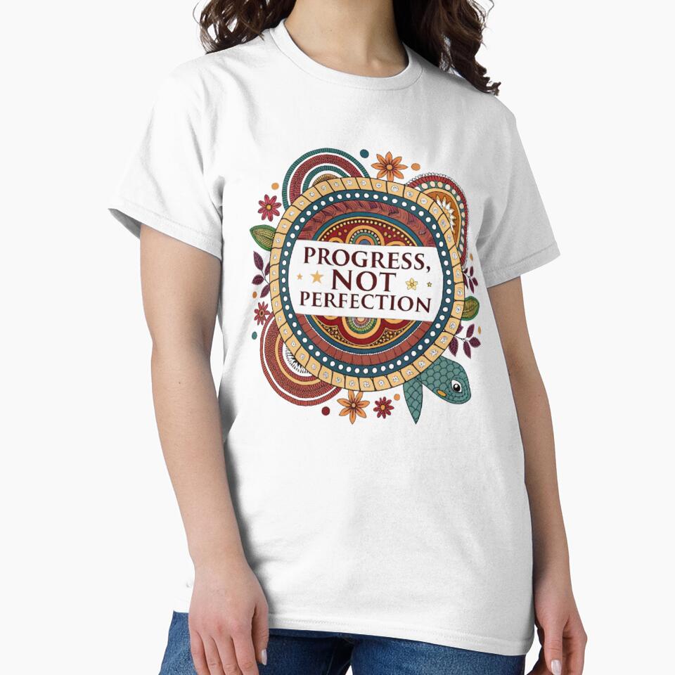 PROGRESS, NOT PERFECTION by likbatonboot T-Shirts, Hoodie, Sweatshirt | BlankRebels.com (Image 2)
