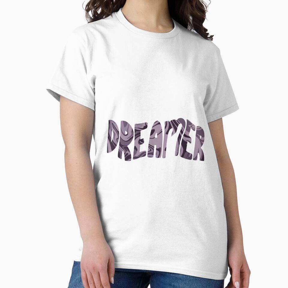 Dreamer purple marble lettering by sheyenneday T-Shirts, Hoodie, Sweatshirt | BlankRebels.com (Image 2)