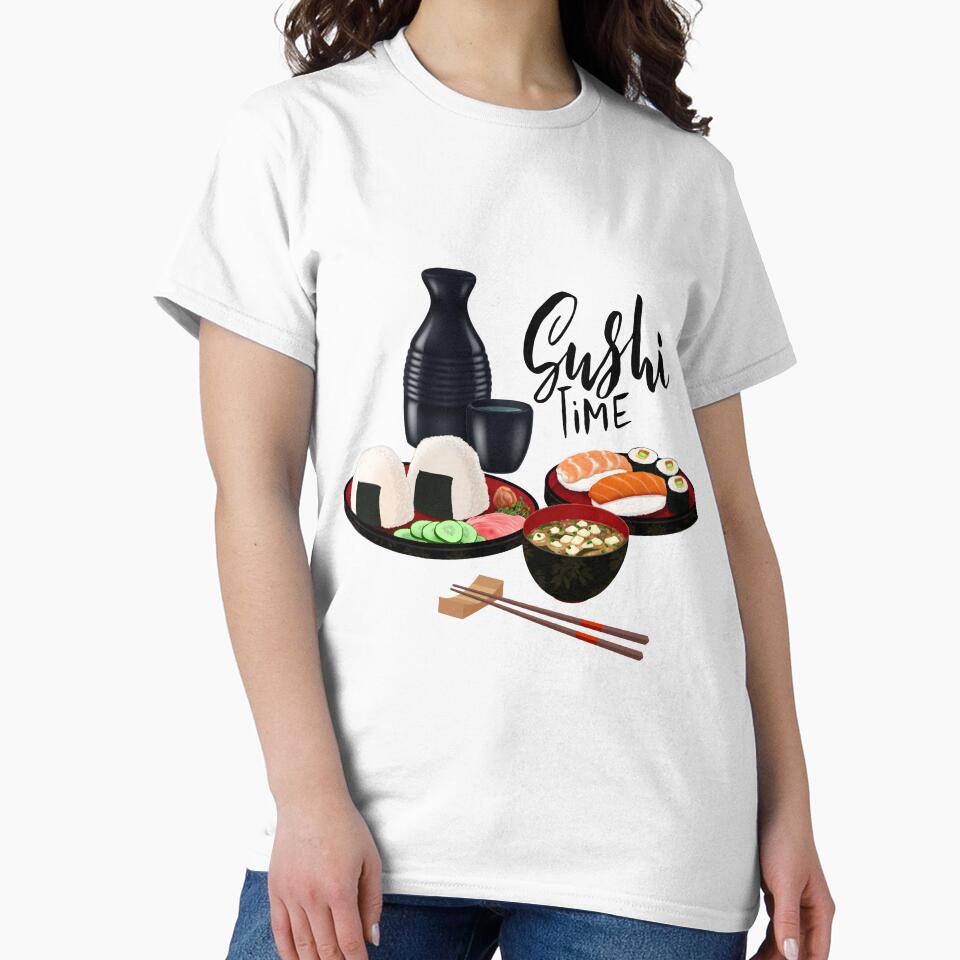 Sushi time! Lets go! by courtney petersen T-Shirts, Hoodie, Sweatshirt | BlankRebels.com (Image 2)